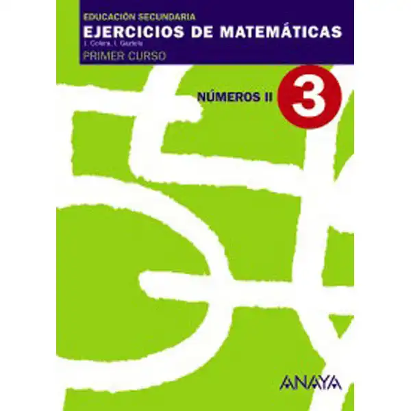 3 NUMEROS II ANAYA EDUCACION ISBN 9788466759410 3 NUMEROS II ANAYA EDUCACION ISBN 9788466759410