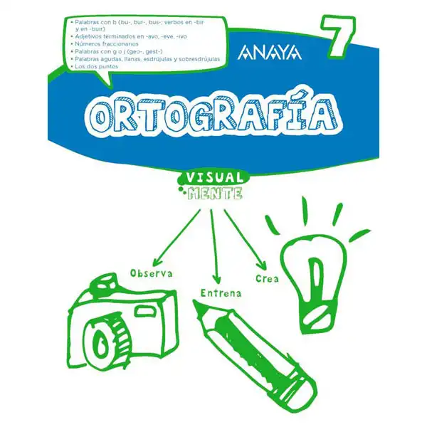 ORTOGRAFÍA 7 ANAYA EDUCACIÓN ISBN 9788469831458 ORTOGRAFÍA 7 ANAYA EDUCACIÓN ISBN 9788469831458