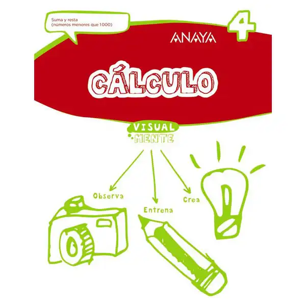 CÁLCULO 4 ANAYA EDUCACIÓN ISBN 9788469831724 CÁLCULO 4 ANAYA EDUCACIÓN ISBN 9788469831724