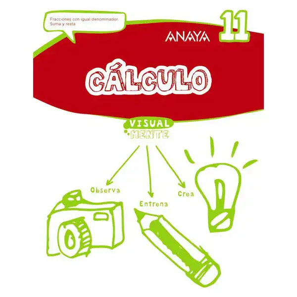 CÁLCULO 11 ANAYA EDUCACIÓN ISBN 9788469831793 CÁLCULO 11 ANAYA EDUCACIÓN ISBN 9788469831793