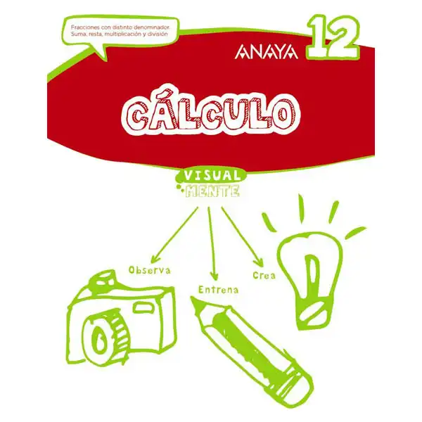 CÁLCULO 12 ANAYA EDUCACIÓN ISBN 9788469831809 CÁLCULO 12 ANAYA EDUCACIÓN ISBN 9788469831809