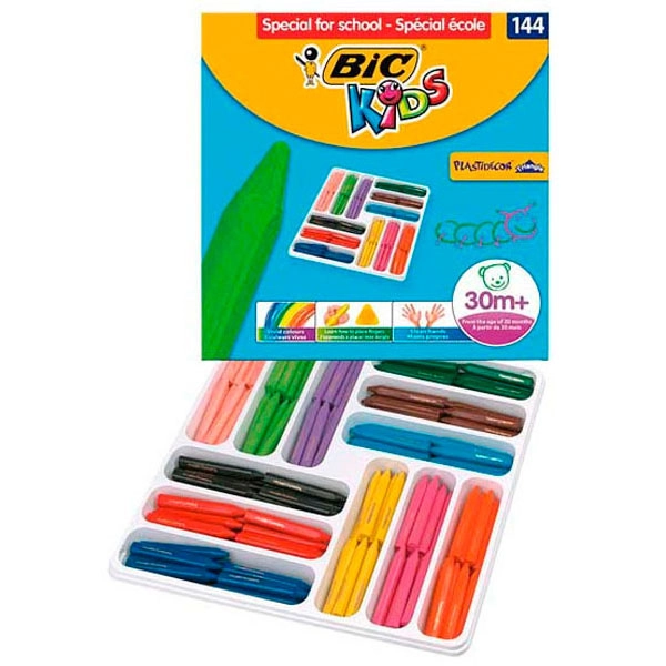 PLASTIDECOR PEQUES CLASS PACK 144 UNIDADES BIC 887833 PLASTIDECOR PEQUES CLASS PACK 144 UNIDADES BIC 887833