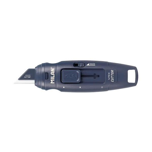 CUTTER MILAN STICK AZUL MARINO CON HOJA CERAMICA BWM10348B CUTTER MILAN STICK AZUL MARINO CON HOJA CERAMICA BWM10348B
