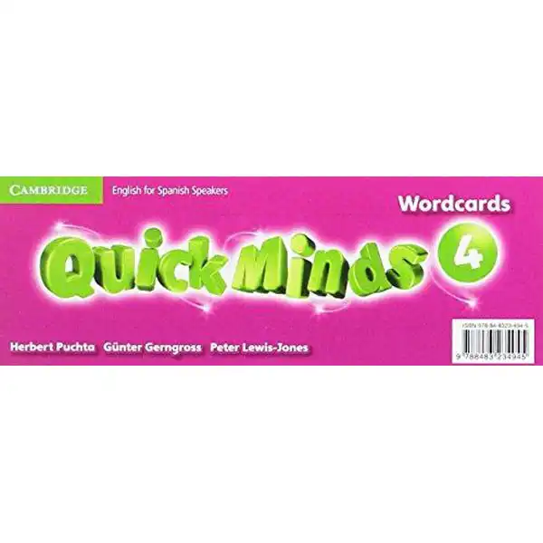 QUICK MINDS 4 WORDCARDS QUICK MINDS 4 WORDCARDS