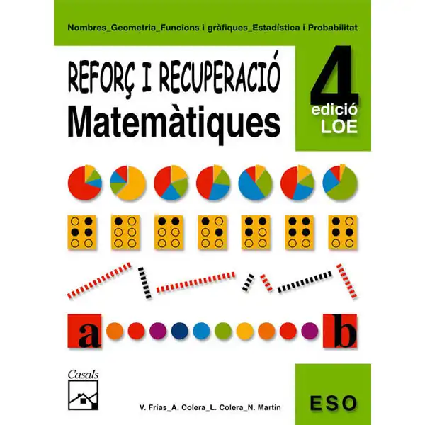 REFORÇ DE MATEMÀTIQUES 4 ISBN 9788421833339 REFORÇ DE MATEMÀTIQUES 4 ISBN 9788421833339