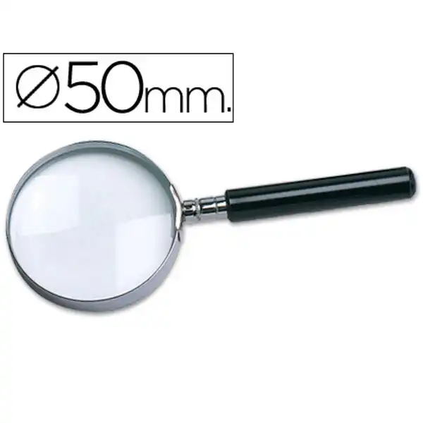 LUPA CRISTAL ARO METALICO MANGO NEGRO W-103 50MM KF17307 (24462) LUPA CRISTAL ARO METALICO MANGO NEGRO W-103 50MM KF17307 (24462)