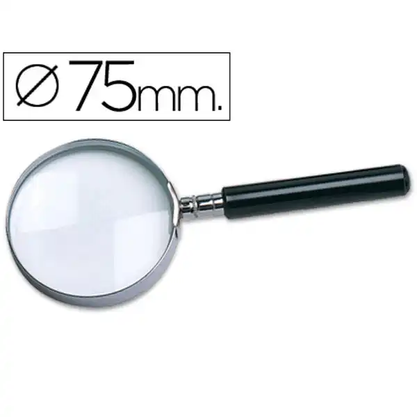 LUPA CRISTAL ARO METALICO MANGO NEGRO W-104 75MM KF17309 (24464) LUPA CRISTAL ARO METALICO MANGO NEGRO W-104 75MM KF17309 (24464)