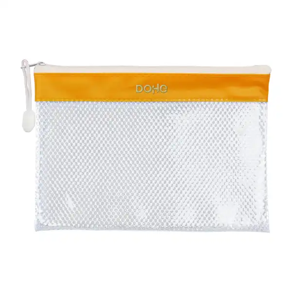BOLSA DOHE CREMALLERA A5 APAISADO AMARILLO 91225 BOLSA DOHE CREMALLERA A5 APAISADO AMARILLO 91225
