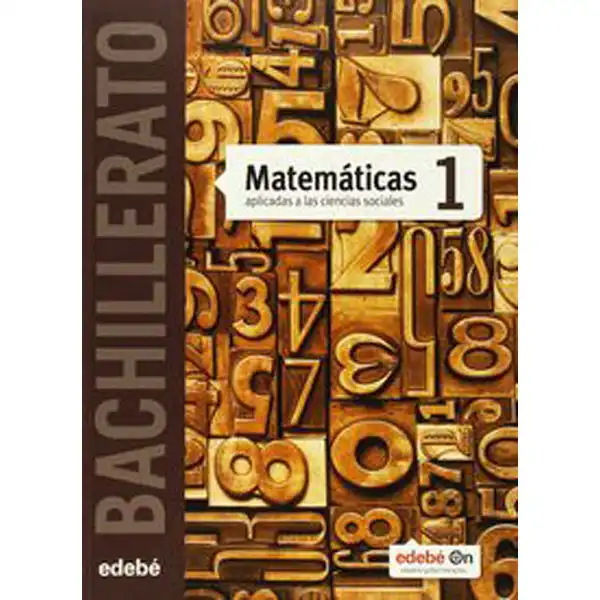 MATEMATICAS CCSS TX1 (CAS) EDIT. EDEBE 9788468320588 MATEMATICAS CCSS TX1 (CAS) EDIT. EDEBE 9788468320588