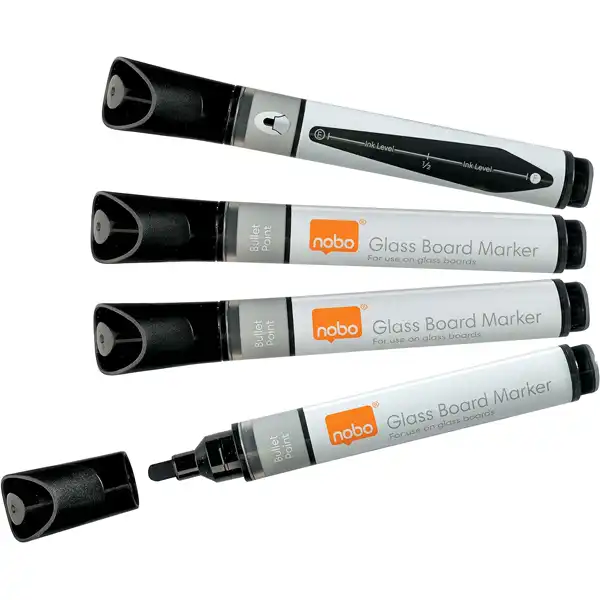 ROTULADOR NOBO PIZARRA NEGRO PACK 4 UDS (1905322) ROTULADOR NOBO PIZARRA NEGRO PACK 4 UDS (1905322)