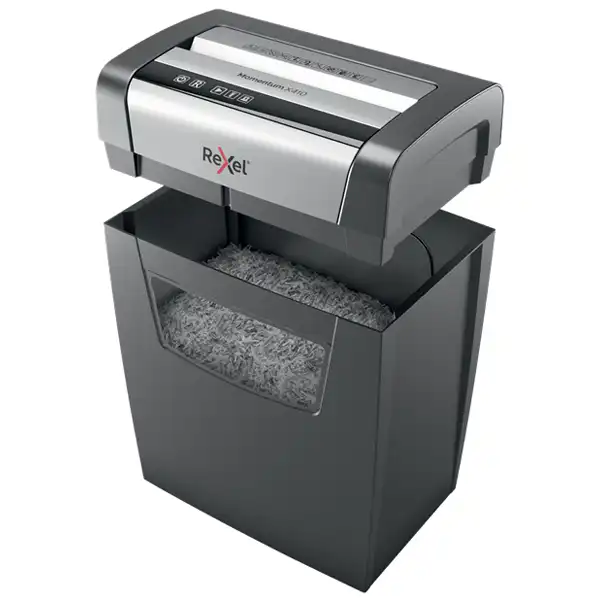 DESTRUCTORA REXEL MOMENTUM X410 NEGRO/PLATA 154020 (2104571EU) 154020 DESTRUCTORA REXEL MOMENTUM X410 NEGRO/PLATA 154020 (2104571EU) 154020