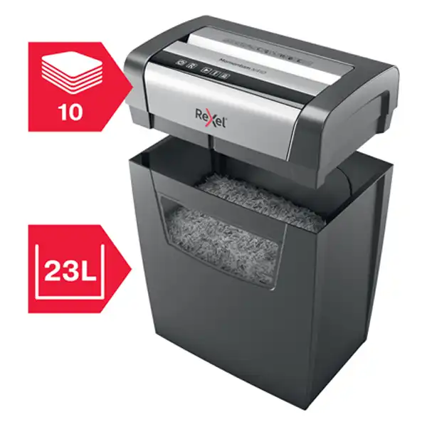 DESTRUCTORA REXEL MOMENTUM X410 NEGRO/PLATA 154020 (2104571EU) 154020 DESTRUCTORA REXEL MOMENTUM X410 NEGRO/PLATA 154020 (2104571EU) 154020