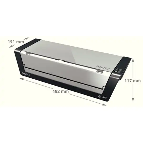 PLASTIFICADORA ILAM TOUCH 2 TURBO PRO DIN A3 ANTRACITA/PLATA LEITZ 75190000 PLASTIFICADORA ILAM TOUCH 2 TURBO PRO DIN A3 ANTRACITA/PLATA LEITZ 75190000