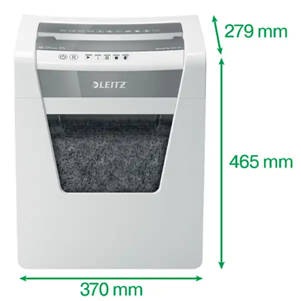 DESTRUCTORA LEITZ IQ OFFICE P5 BLANCO/PLATA 80020000 DESTRUCTORA LEITZ IQ OFFICE P5 BLANCO/PLATA 80020000