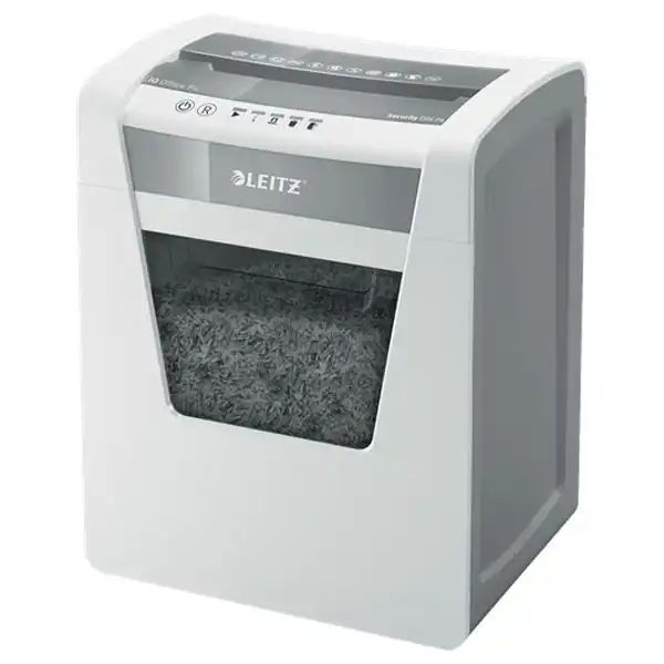 DESTRUCTORA LEITZ IQ OFFICE P4BLANCO/PLATA 80030000 DESTRUCTORA LEITZ IQ OFFICE P4BLANCO/PLATA 80030000