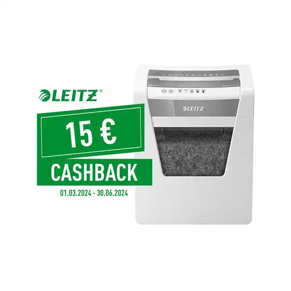 DESTRUCTORA LEITZ IQ OFFICE P4BLANCO/PLATA 80030000 DESTRUCTORA LEITZ IQ OFFICE P4BLANCO/PLATA 80030000