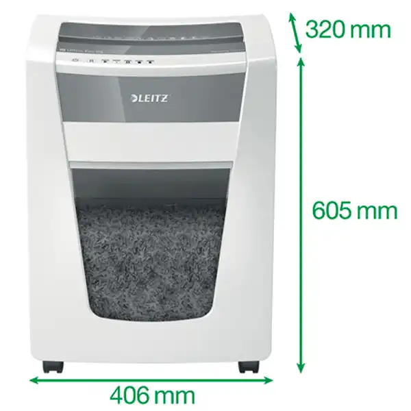 DESTRUCTORA LEITZ IQ OFFICE PRO P5 BLANCO/PLATA 80050000