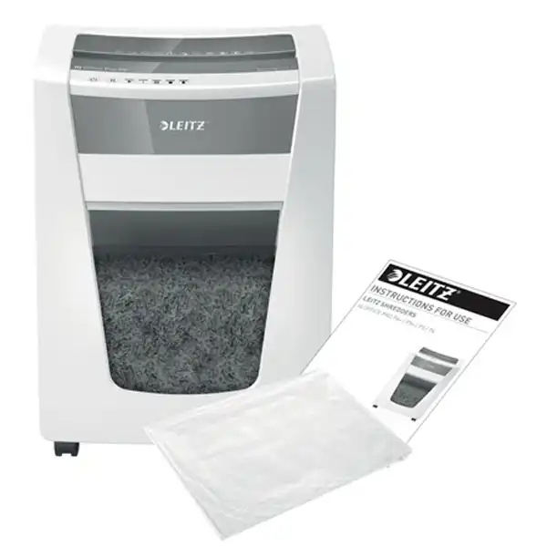 DESTRUCTORA LEITZ IQ OFFICE PRO P5 BLANCO/PLATA 80050000