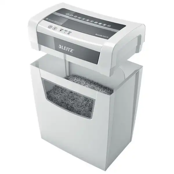 Destructora Leitz IQ Home Office P4, blanco/plata 80090000