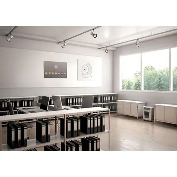 DESTRUCTORA LEITZ IQ OFFICE PRO P6+ BLANCO/PLATA 80100000 DESTRUCTORA LEITZ IQ OFFICE PRO P6+ BLANCO/PLATA 80100000
