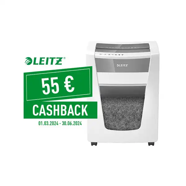 DESTRUCTORA LEITZ IQ OFFICE PRO P6+ BLANCO/PLATA 80100000 DESTRUCTORA LEITZ IQ OFFICE PRO P6+ BLANCO/PLATA 80100000