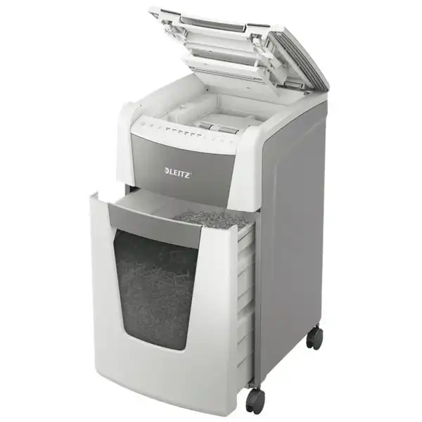 DESTRUCTORA IQ AUTO+ OFFICE 300 P5 BLANCA LEITZ 80160000 DESTRUCTORA IQ AUTO+ OFFICE 300 P5 BLANCA LEITZ 80160000