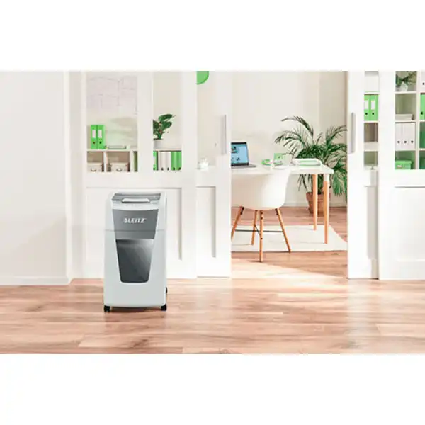 DESTRUCTORA IQ AUTO+ OFFICE 300 P5 BLANCA LEITZ 80160000 DESTRUCTORA IQ AUTO+ OFFICE 300 P5 BLANCA LEITZ 80160000