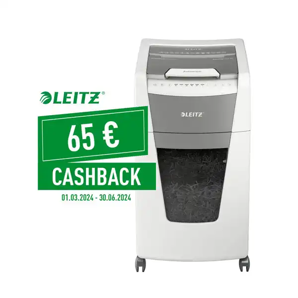 DESTRUCTORA IQ AUTO+ OFFICE 300 P5 BLANCA LEITZ 80160000 DESTRUCTORA IQ AUTO+ OFFICE 300 P5 BLANCA LEITZ 80160000