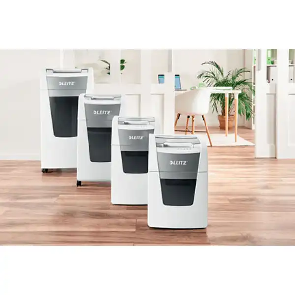 DESTRUCTORA IQ AUTO+ OFFICE PRO 600 P4 BLANCA LEITZ 80170000