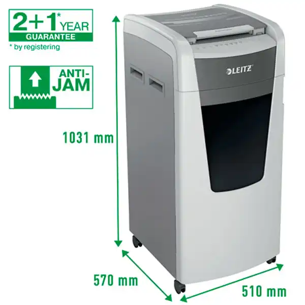 DESTRUCTORA IQ AUTO+ OFFICE PRO 600 P5 BLANCA LEITZ 80180000 DESTRUCTORA IQ AUTO+ OFFICE PRO 600 P5 BLANCA LEITZ 80180000