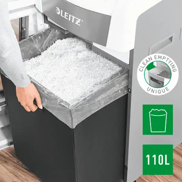 DESTRUCTORA IQ AUTO+ OFFICE PRO 600 P5 BLANCA LEITZ 80180000 DESTRUCTORA IQ AUTO+ OFFICE PRO 600 P5 BLANCA LEITZ 80180000
