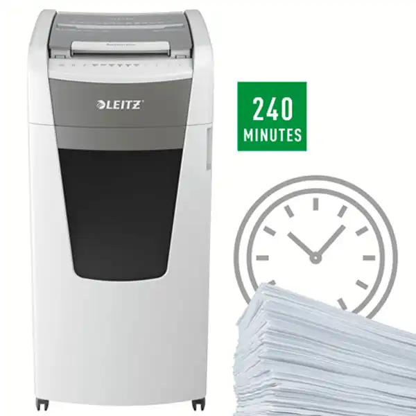DESTRUCTORA IQ AUTO+ OFFICE PRO 600 P5 BLANCA LEITZ 80180000 DESTRUCTORA IQ AUTO+ OFFICE PRO 600 P5 BLANCA LEITZ 80180000