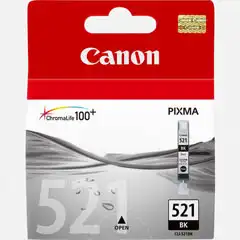 CANON CLI 521BK (2933B001) TINTA ORIGINAL NEGRO 20917 CANON CLI 521BK (2933B001) TINTA ORIGINAL NEGRO 20917