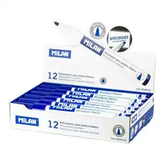 ROTULADOR PIZARRA BLANCA PUNTA REDONDA AZUL MILAN 16529121 29735 ROTULADOR PIZARRA BLANCA PUNTA REDONDA AZUL MILAN 16529121 29735