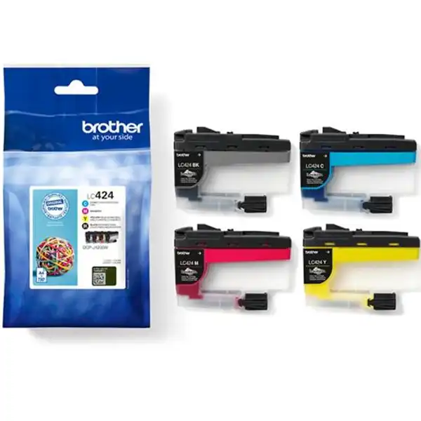 BROTHER LC424VAL (LC424VAL) TINTA ORIGINAL CUATRICOLOR 42618 BROTHER LC424VAL (LC424VAL) TINTA ORIGINAL CUATRICOLOR 42618
