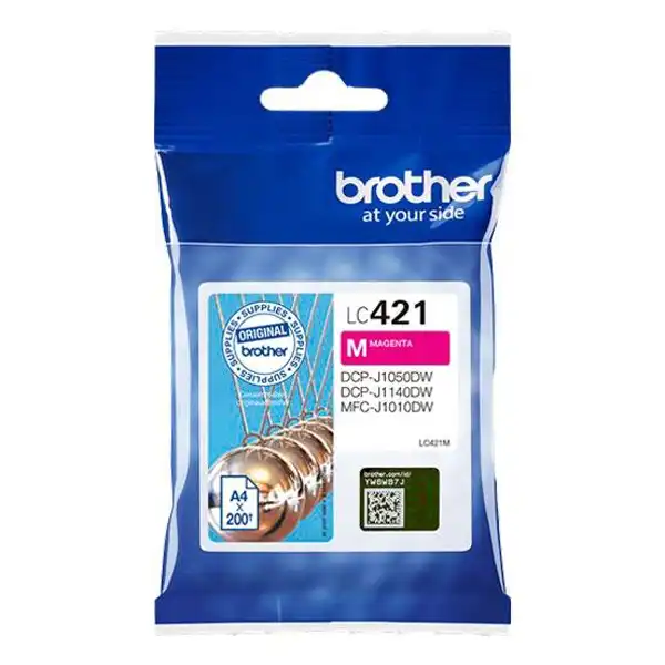 BROTHER LC421M (LC421M) TINTA ORIGINAL MAGENTA 43657 BROTHER LC421M (LC421M) TINTA ORIGINAL MAGENTA 43657