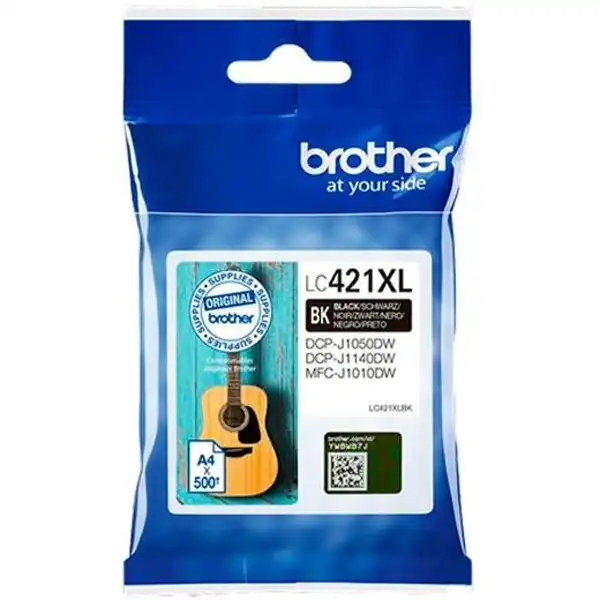 BROTHER LC421XLBK (LC421XLBK) TINTA ORIGINAL NEGRO 43663 BROTHER LC421XLBK (LC421XLBK) TINTA ORIGINAL NEGRO 43663
