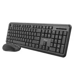 TRUST COMBO TECLADO + RATÓN WIRELESS SILENCIOSO MULTIMEDIA RATON AMBIDIESTROS TKM-350 24040 46197 TRUST COMBO TECLADO + RATÓN WIRELESS SILENCIOSO MULTIMEDIA RATON AMBIDIESTROS TKM-350 24040 46197