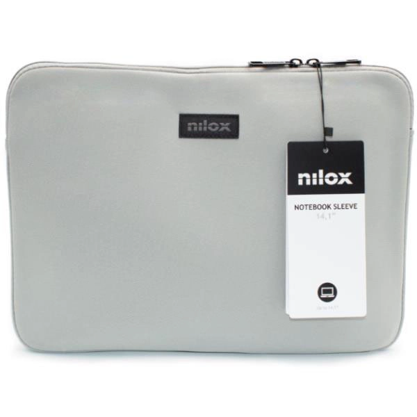 FUNDA PORTATIL 14.1 SLEEVE GRIS NILOX NXF1402 46954 FUNDA PORTATIL 14.1 SLEEVE GRIS NILOX NXF1402 46954