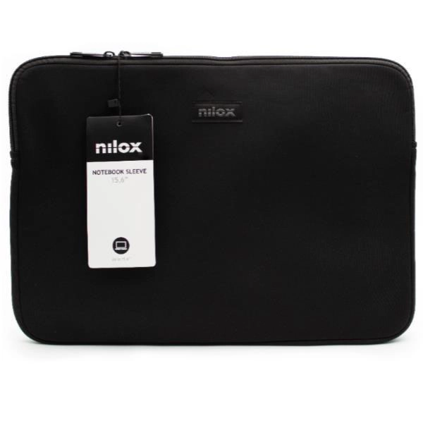 FUNDA PORTATIL 15.6 SLEEVE NEGRA NILOX NXF1501 46959 FUNDA PORTATIL 15.6 SLEEVE NEGRA NILOX NXF1501 46959