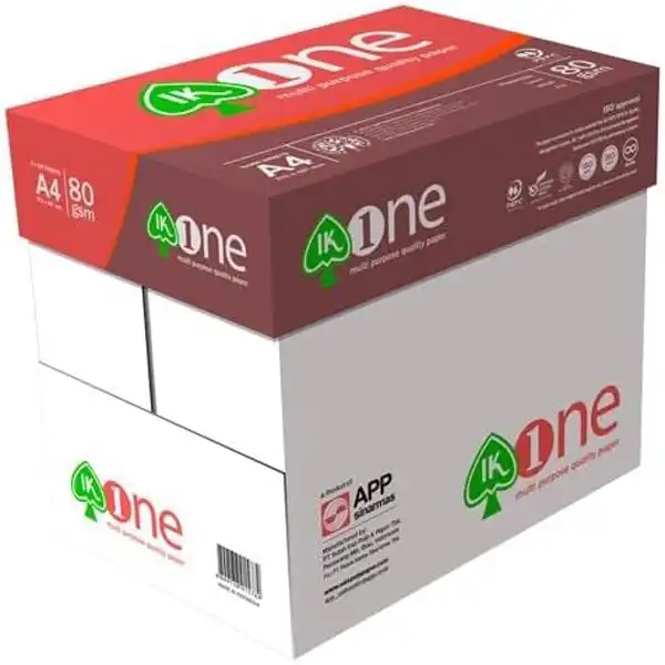 PAPEL FOTOCOPIADORA IK ONE A4 80GR PAQ. 500HJ 53118 PAPEL FOTOCOPIADORA IK ONE A4 80GR PAQ. 500HJ 53118