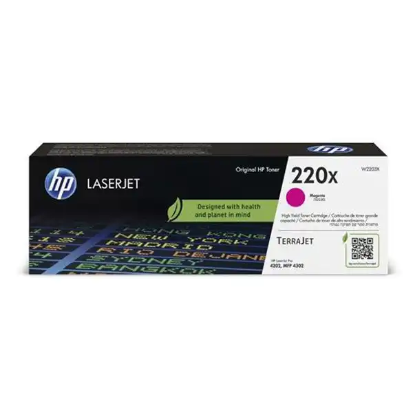 HP 220X (W2203X) TONER ORIGINAL Magenta 56702 HP 220X (W2203X) TONER ORIGINAL Magenta 56702