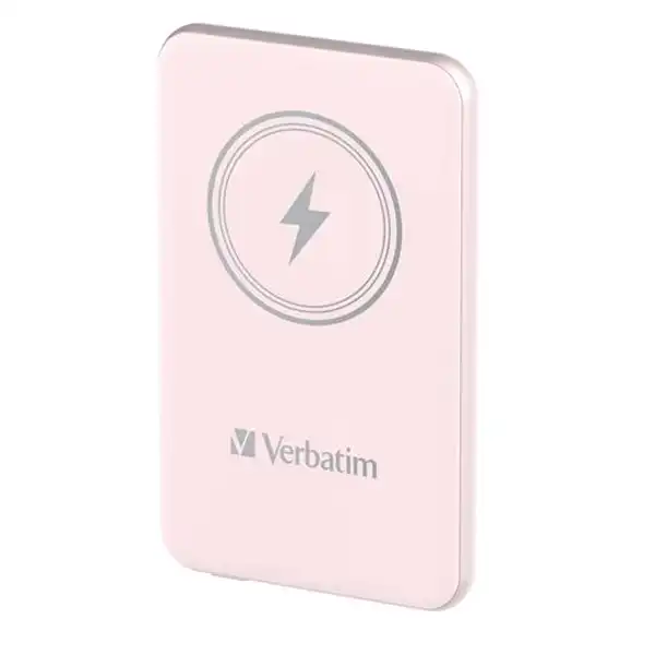 VERBATIM CARGADOR INALAMBRICO POWER BANK 10K MAH 1XUSB-C ROSA 58113 VERBATIM CARGADOR INALAMBRICO POWER BANK 10K MAH 1XUSB-C ROSA 58113