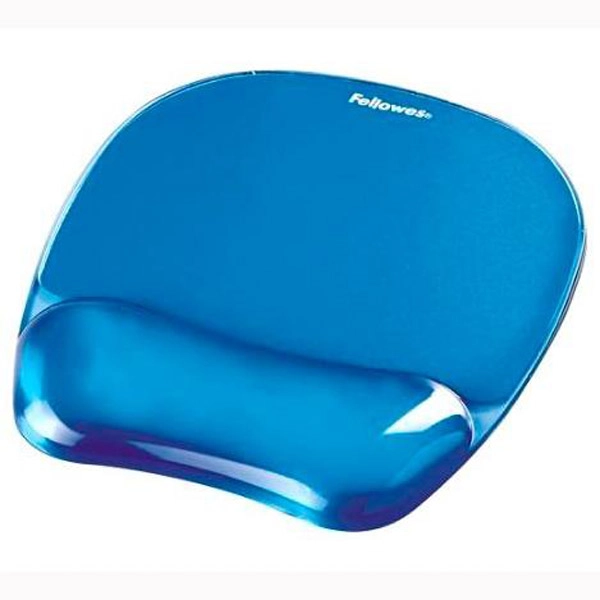 ALFOMBRILLA + REPOSAMUÑECAS DE GEL AZUL FELLOWES 91141 ALFOMBRILLA + REPOSAMUÑECAS DE GEL AZUL FELLOWES 91141