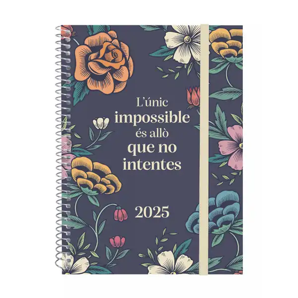 AGENDA ESPIRAL FINOCAM DESIGN COLLECTION SV HORIZONTAL E10 155X212 MM IMPOSIBLE 2025 CATALAN 742272525 AGENDA ESPIRAL FINOCAM DESIGN COLLECTION SV HORIZONTAL E10 155X212 MM IMPOSIBLE 2025 CATALAN 742272525