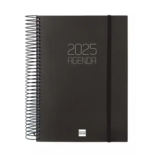 AGENDA ESPIRAL FINOCAM OPAQUE DP E10 155X212 MM NEGRO 2025 CATALAN 742946025 AGENDA ESPIRAL FINOCAM OPAQUE DP E10 155X212 MM NEGRO 2025 CATALAN 742946025