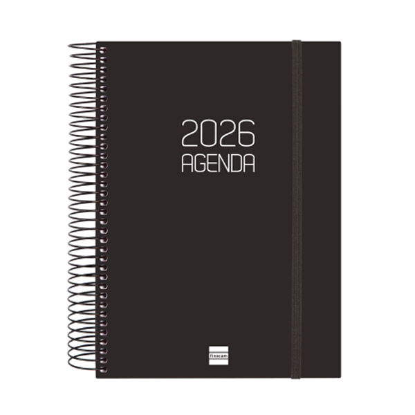 AGENDA ESPIRAL OPAQUE E10 DP NEGRE CATALAN FINOCAM 742946026 AGENDA ESPIRAL OPAQUE E10 DP NEGRE CATALAN FINOCAM 742946026