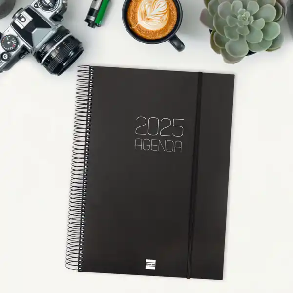 AGENDA ESPIRAL FINOCAM OPAQUE E40 DP 2025 NEGRA CATALAN 742956025 AGENDA ESPIRAL FINOCAM OPAQUE E40 DP 2025 NEGRA CATALAN 742956025