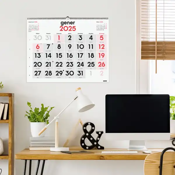 CALENDARIO PARED FINOCAM MIXT XL CATALAN 780050026 CALENDARIO PARED FINOCAM MIXT XL CATALAN 780050026