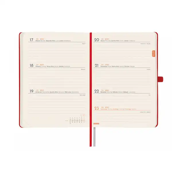AGENDA ENCUADERNADA TEXTURA M4 S/V ROJO CATALAN FINOCAM 881753026 AGENDA ENCUADERNADA TEXTURA M4 S/V ROJO CATALAN FINOCAM 881753026
